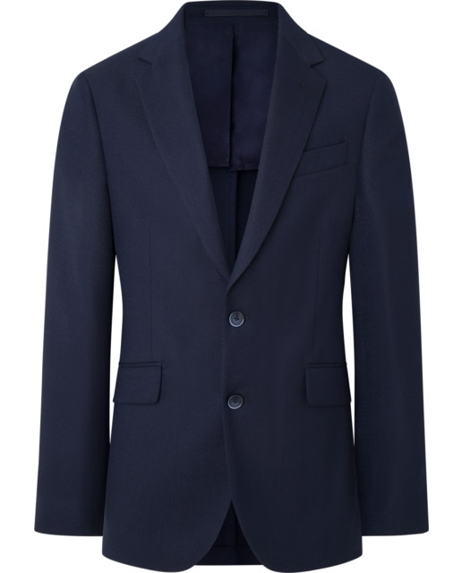 Imagen 0 de Americana de hombre classic fit en tejido de mezcla de lana de hopsack