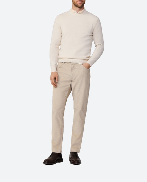 Imagen 0 de Pantalón cinco bolsillos de hombre regular fit en pana elástica