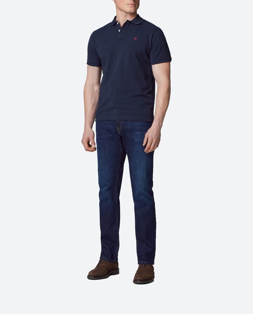 Imagen 0 de Vaquero de hombre classic fit de efecto desgastado