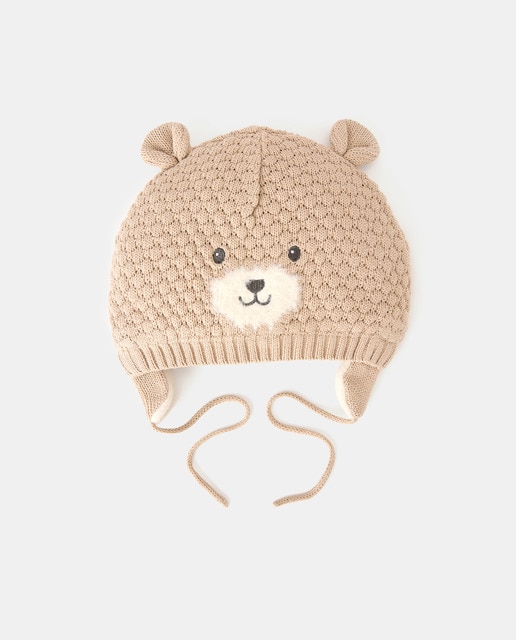 Imagem 0 de Gorro de Tricot de Bebé com Fantasia de Urso