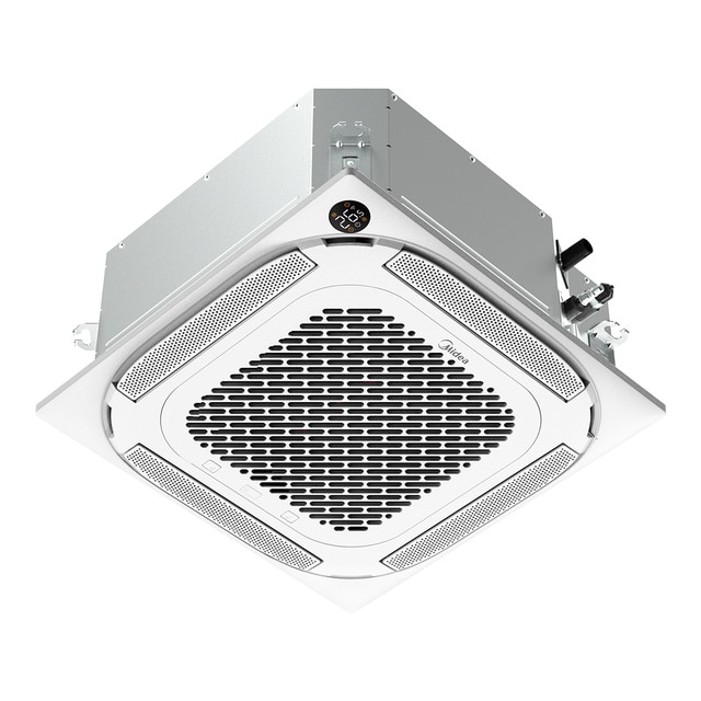 Imagen 0 de Aire acondicionado cassette Midea Inverter con 3.027,2 Frig/h y 3.276,6 Kcal/h, Monofásico - MCAU-35(12)N8Q-2