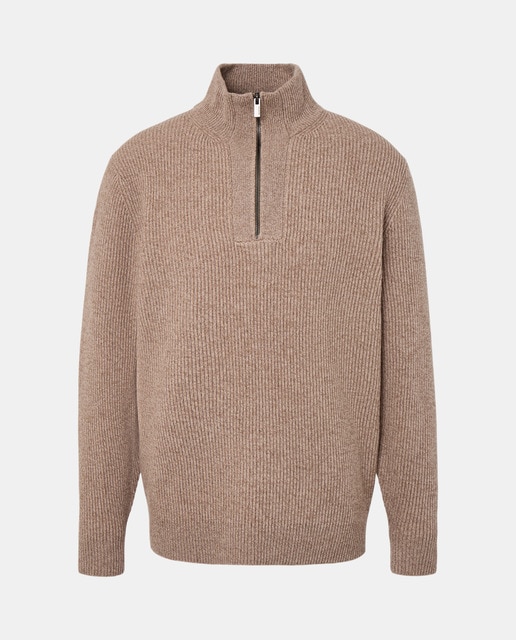 Imagem 0 de Camisola de Malha com Meio Fecho de Correr