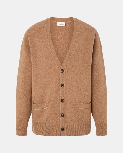 Imagem 0 de Cardigan Liso de Lambswool com Botões