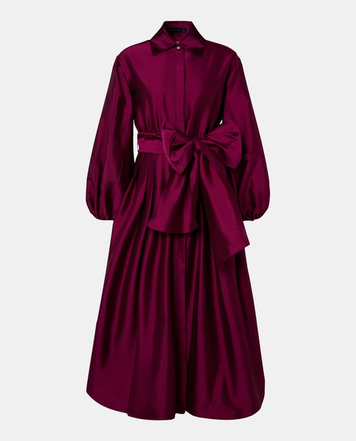 Imagem 0 de Vestido Curto sem Mangas com Volume e Tafetá