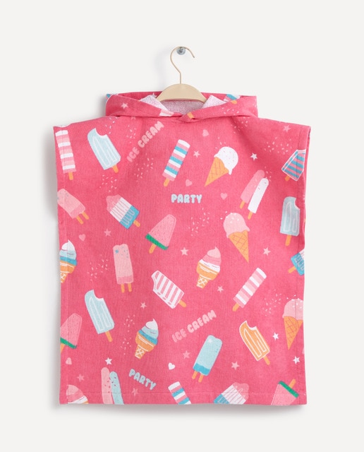 Imagen 0 de Poncho de playa infantil Ice cream Basics El Corte Inglés