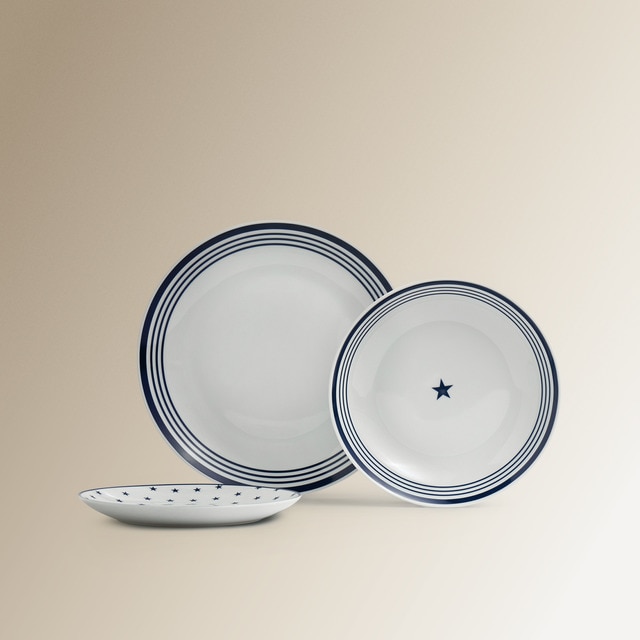 Imagem 0 de Serviço de Mesa de 18 Peças Blue Star