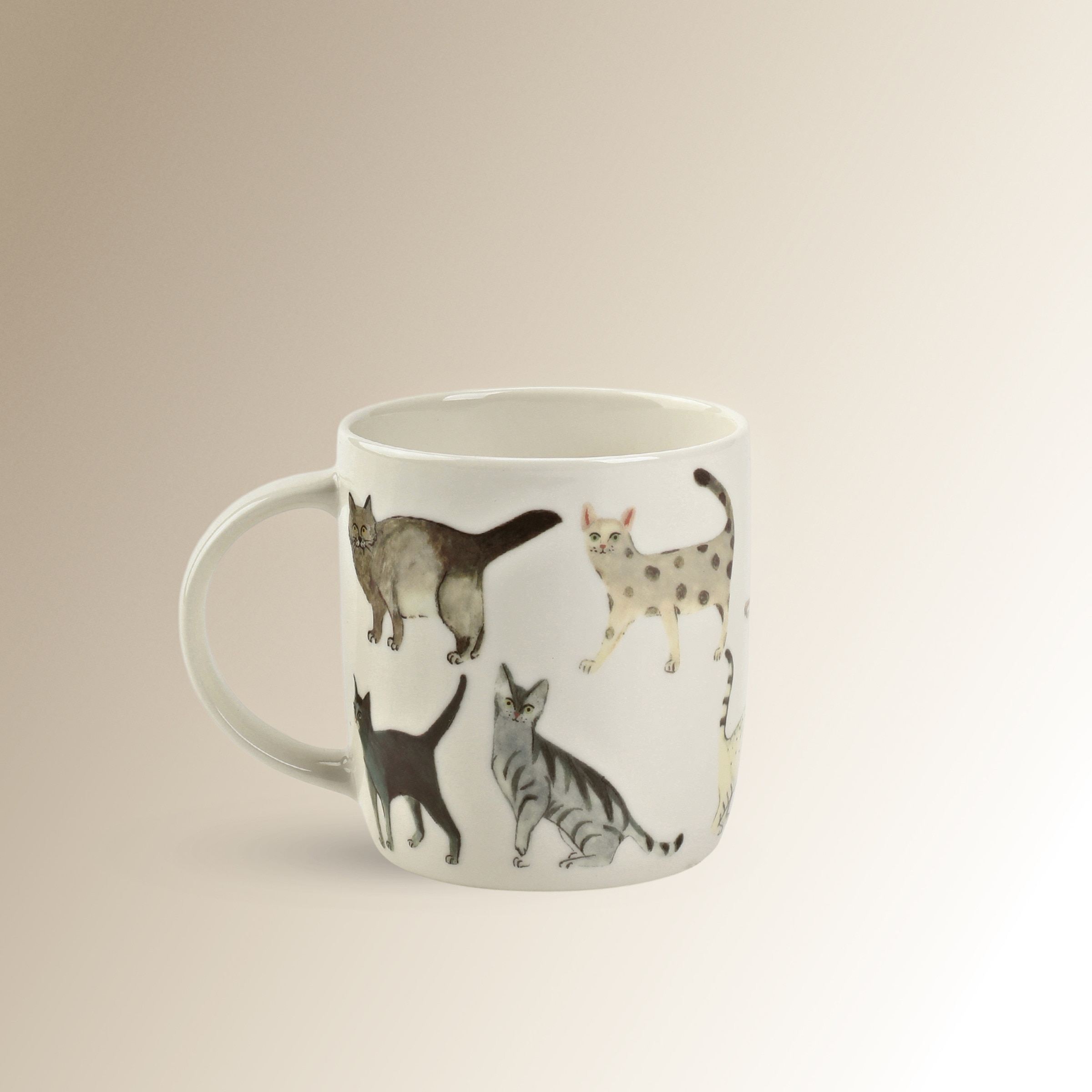 Caneca Gatos Multicolor-3