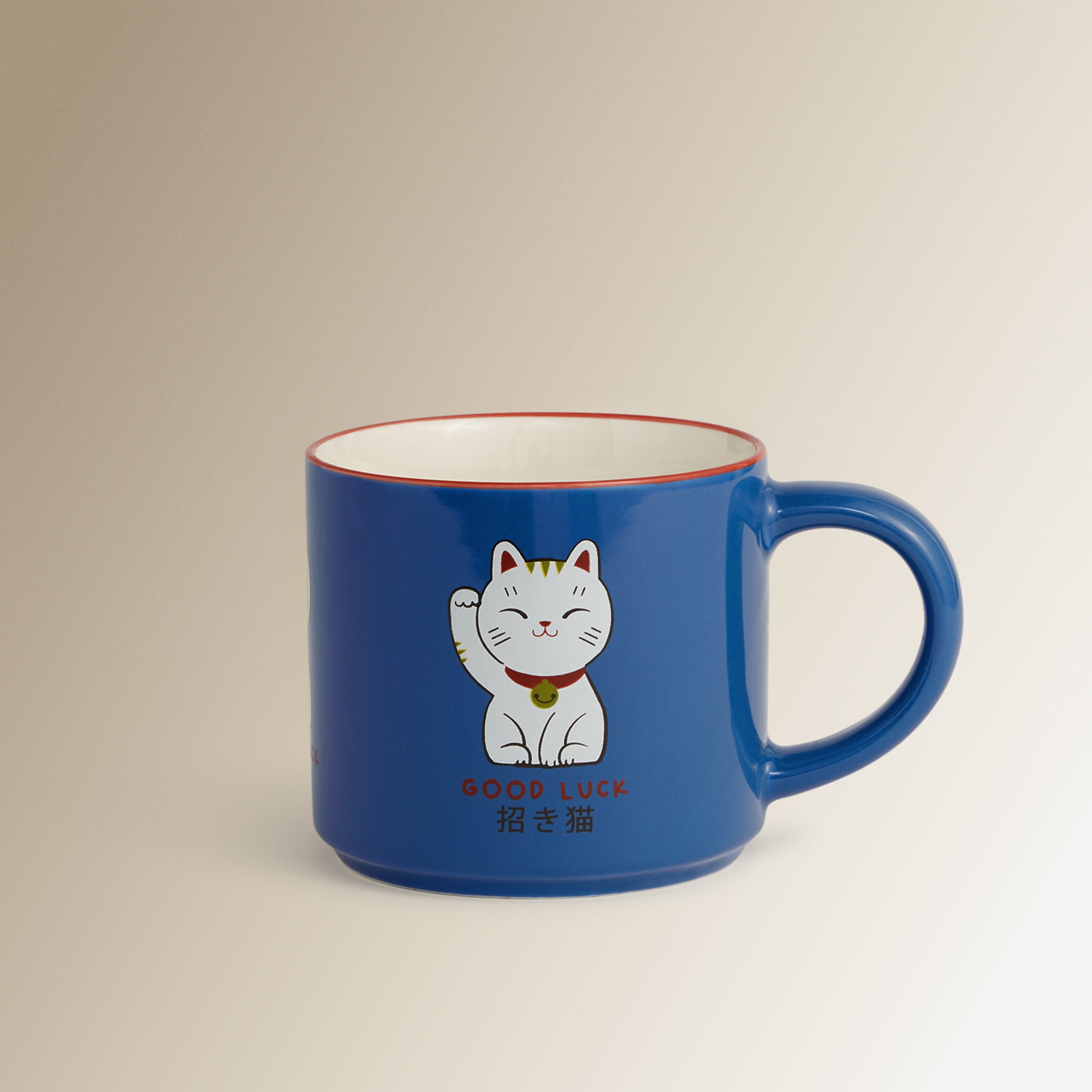 Taza mug Gato Basics El Corte Inglés Azul-1
