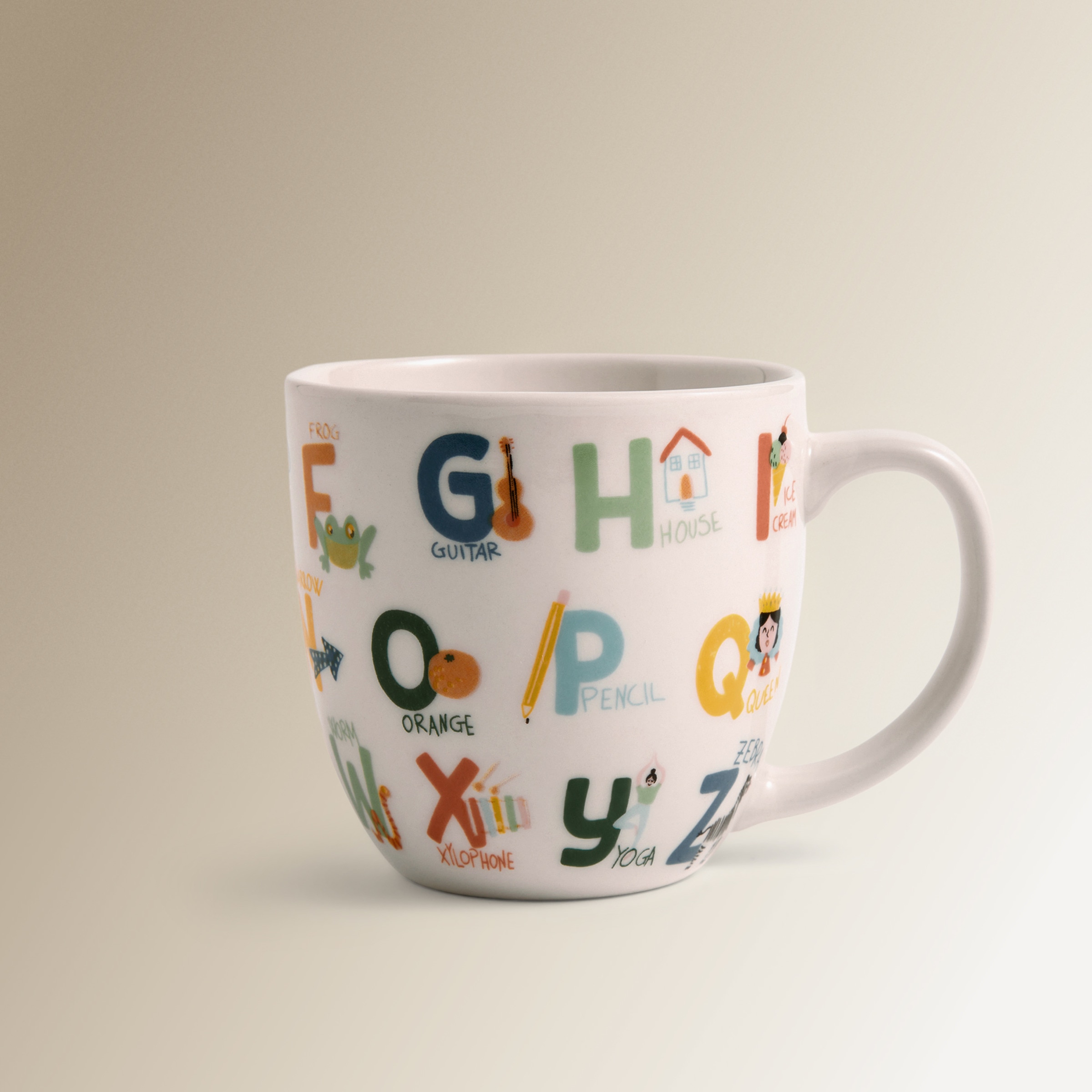 Caneca Alphabet Mini Home Multicolor-1