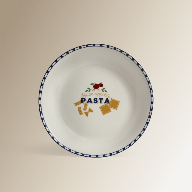 Imagen 0 de Plato llano para pasta Sicilia Basics El Corte Inglés