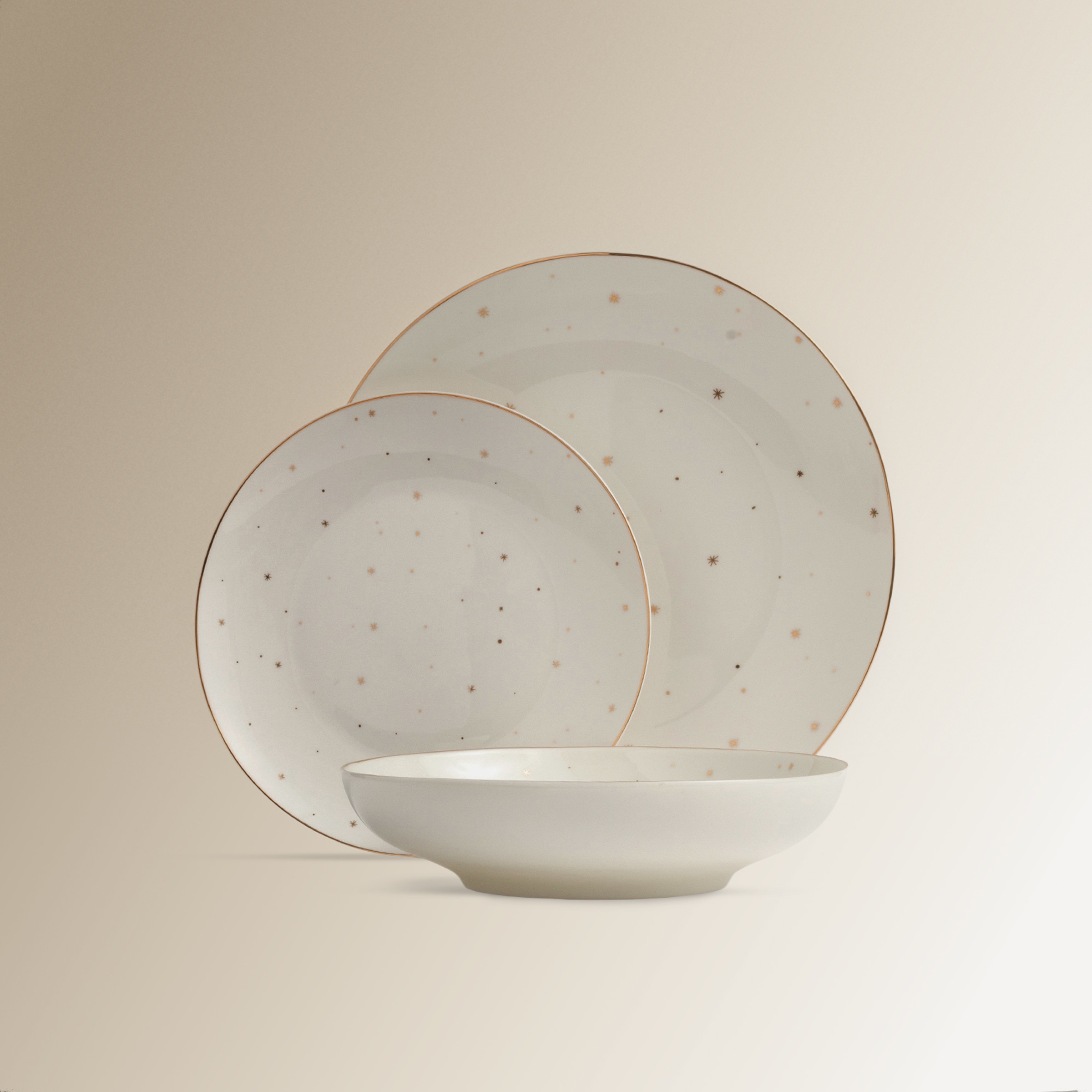 Vajilla por piezas Estrellas Navidad El Corte Inglés 1