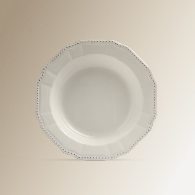 Imagen 0 de Plato hondo blanco Sofía El Corte Inglés