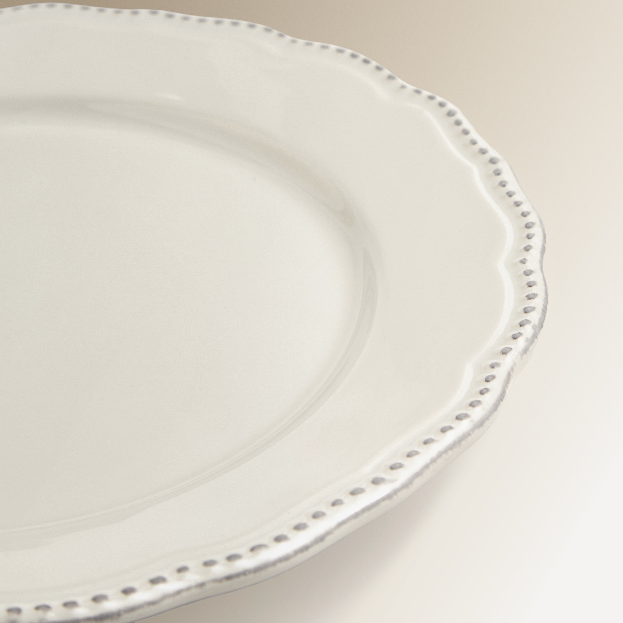 Prato de Sobremesa Sofía - Branco Branco-4