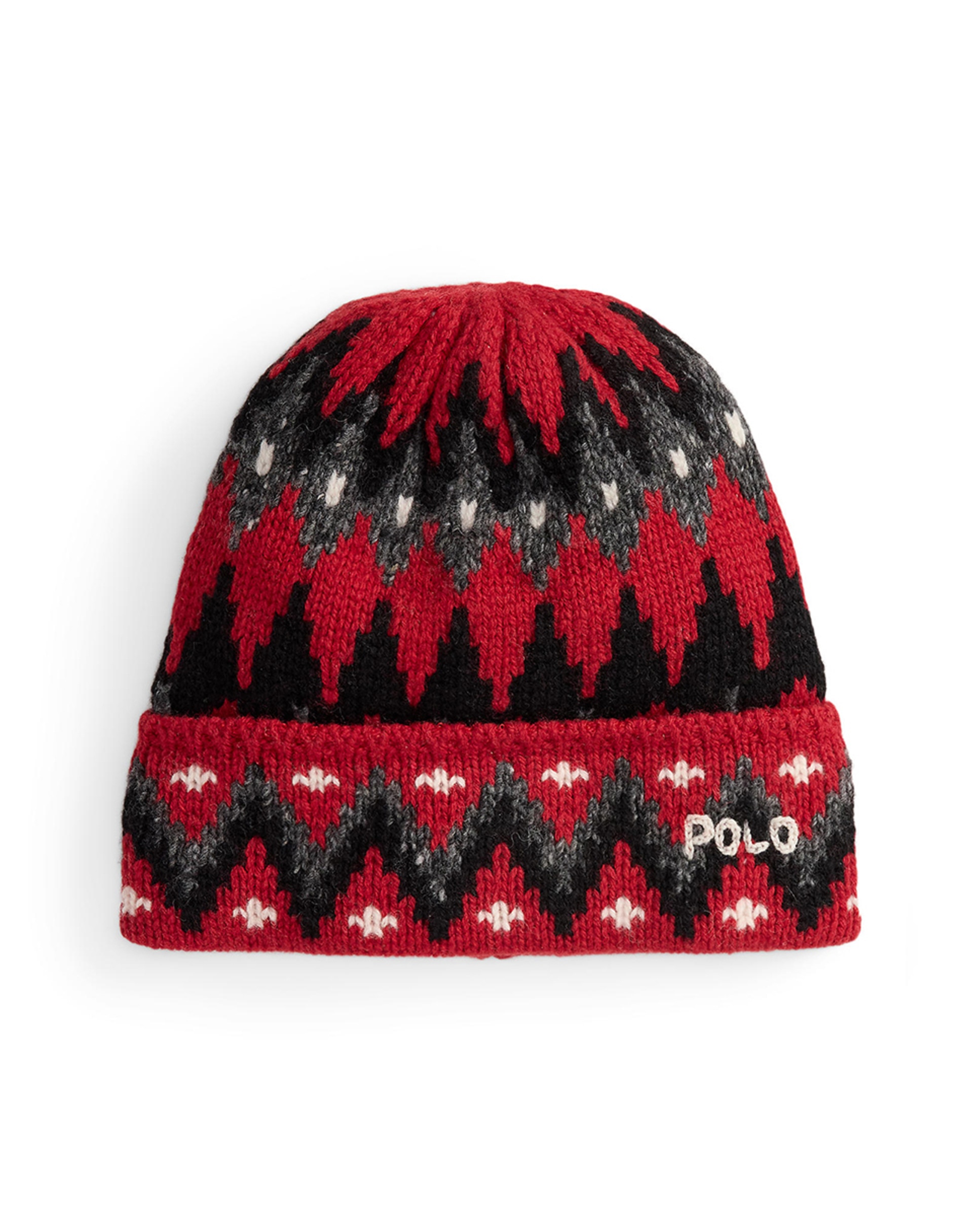 Gorro de Lã com Estampado Multicolor-1