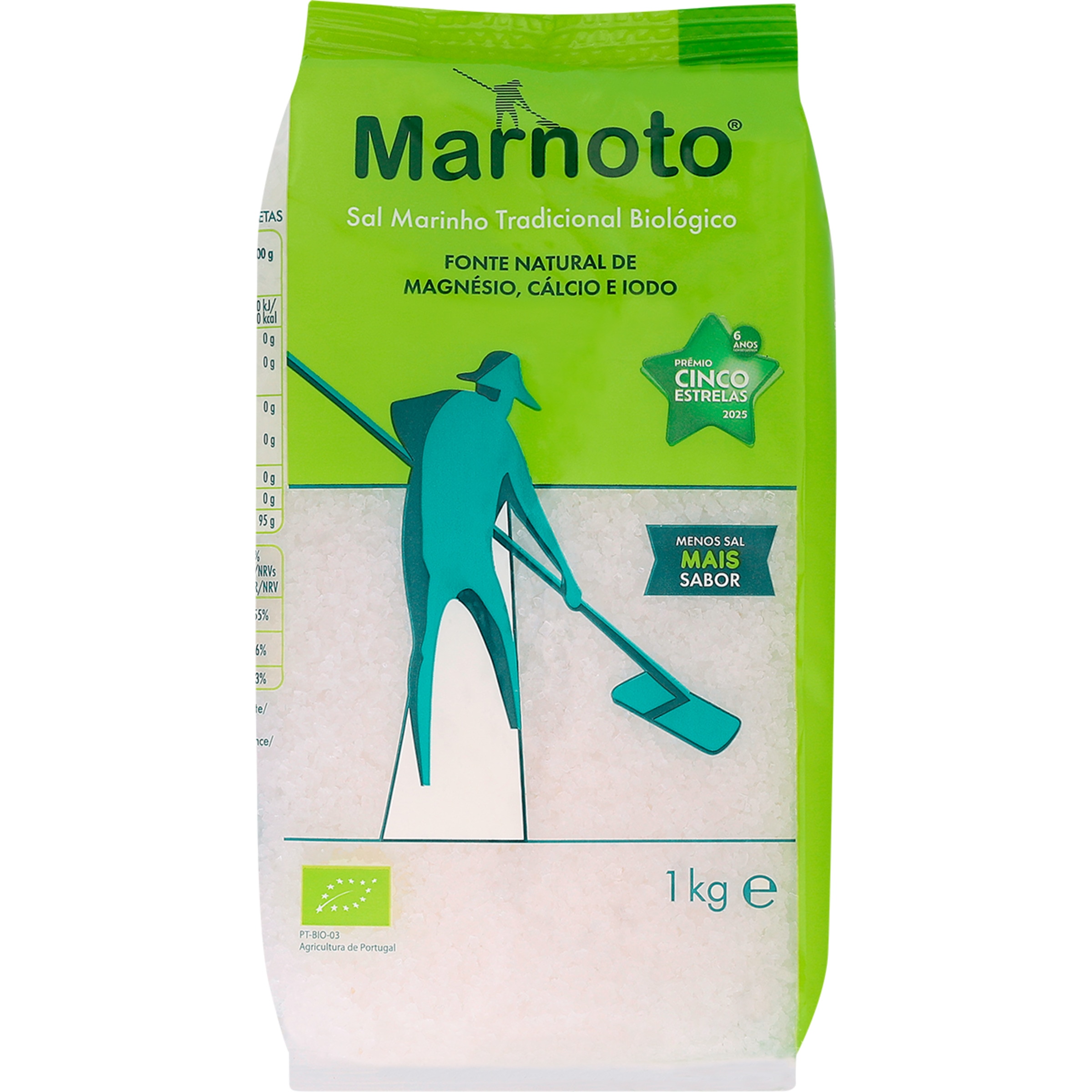 Sal Marinho Grosso embalagem 1 kg