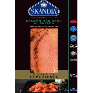 Salmão Marinado com Endro embalagem 80 g - Skandia Gourmet Experience