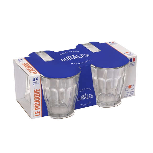 Imagen 0 de Juego de 4 vasos de agua bajos Picardie Duralex