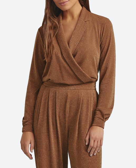 Imagen 0 de Body con amplio escote de solapa