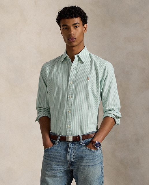 Imagem 0 de Camisa Oxford de Algodão Custom Fit