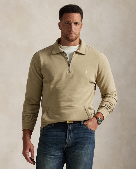 Imagem 0 de Sweatshirt de Tecido Turco com Fecho de Correr Curto Tamanhos Grandes