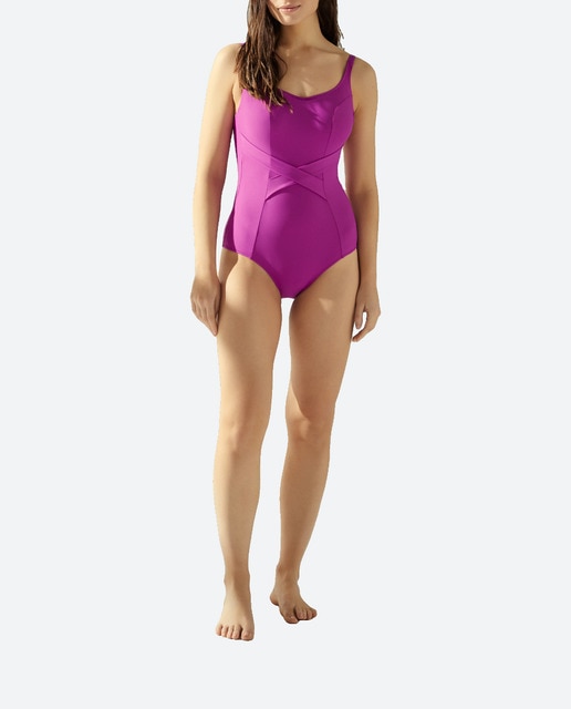 Imagen 0 de Bañador de mujer liso con aros