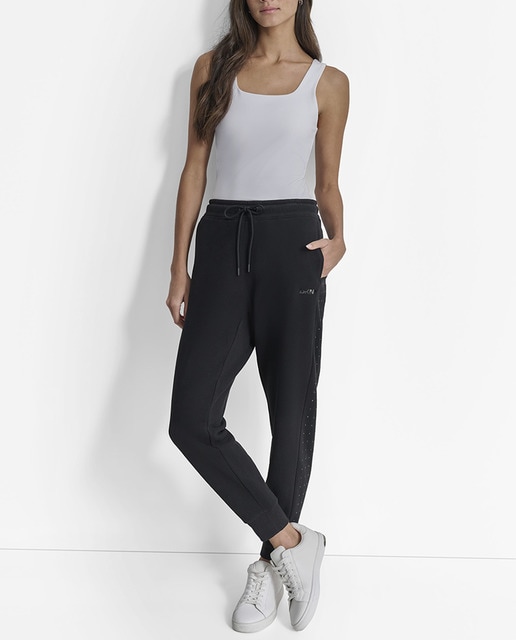 Imagen 0 de Jogger de mujer con cinturón de cordón y bolsillos laterales