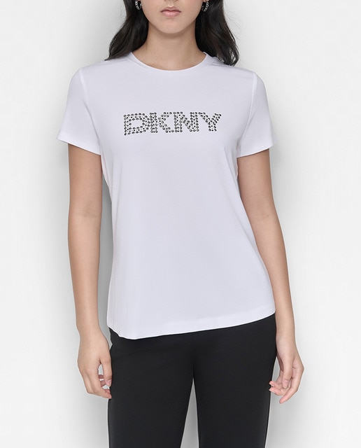 Imagen 0 de Camiseta de mujer con cuello redondo y manga corta