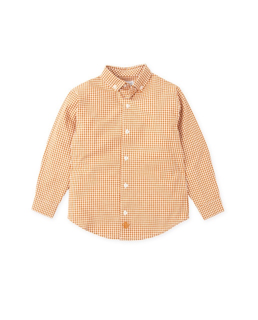 Imagen 0 de Camisa de bebé niño de manga larga con cuadros vichy