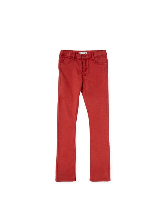 Imagen 0 de Pantalón de bebé niño cinco bolsillos en tejido liso