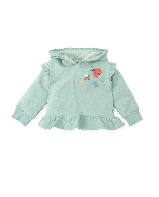 Imagen 0 de Sudadera de niña verde mar