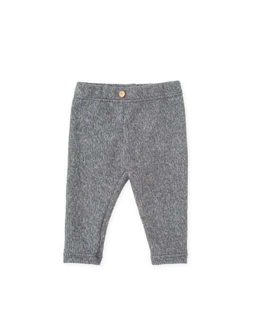 Imagen 0 de Leggin de bebé niña de punto con botón decorativo