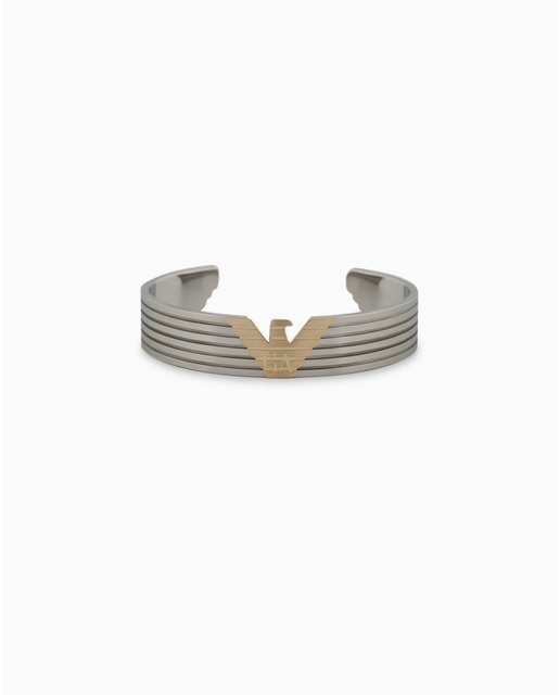 Imagem 0 de Pulseira de aço inoxidável bicolor