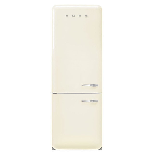 Imagen 0 de Frigorífico Combi Smeg Total No Frost, 481 litros, Crema, apertura a la izquierda - FAB38LCR6