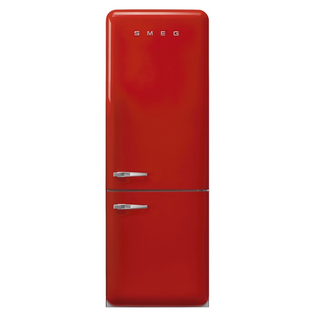 Imagen 0 de Frigorífico Combi Smeg Total No Frost, 481 litros, Rojo, apertura a la derecha - FAB38RRD6