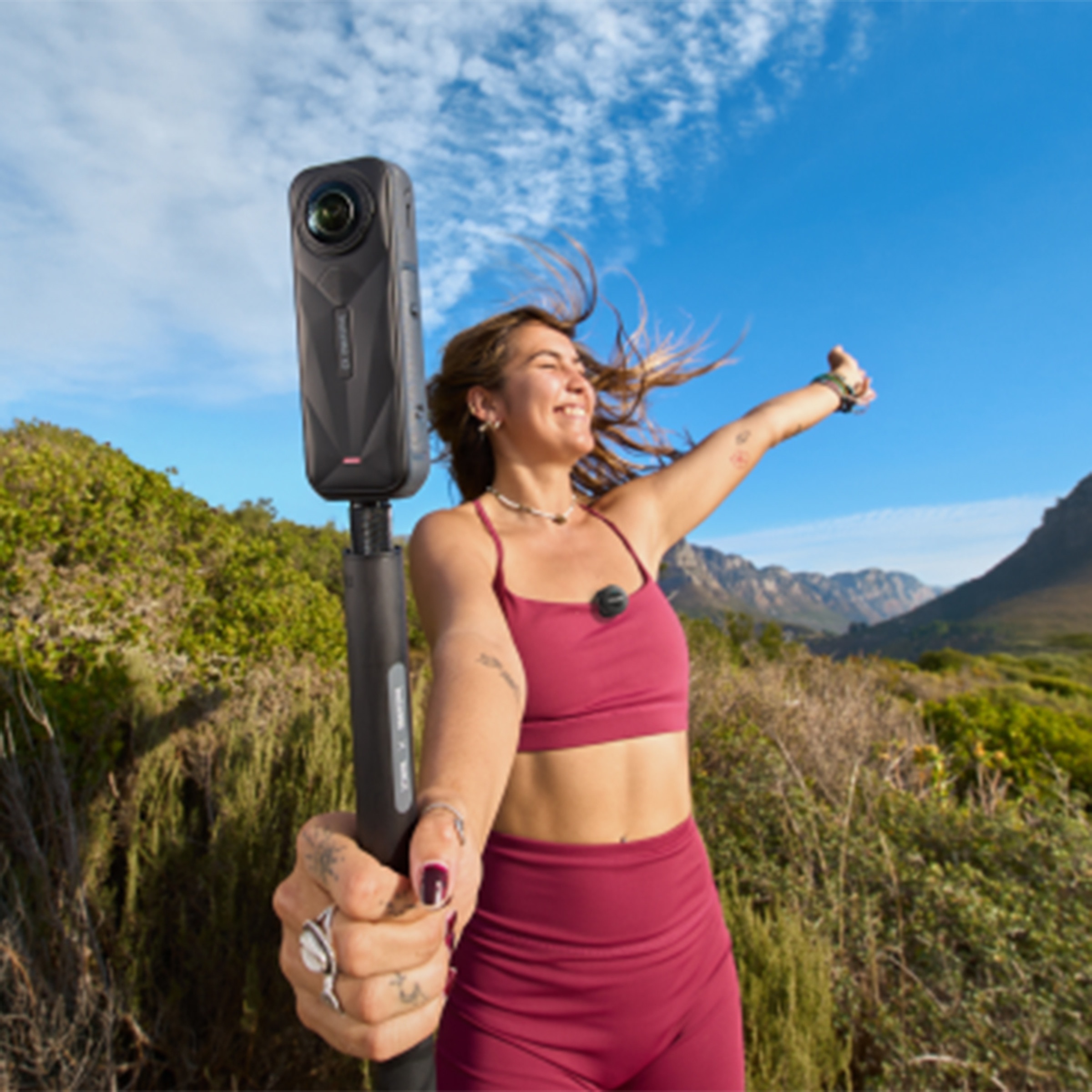 Micrófono Insta360 Mic Air Transmitter para cámara Insta360 X5 6