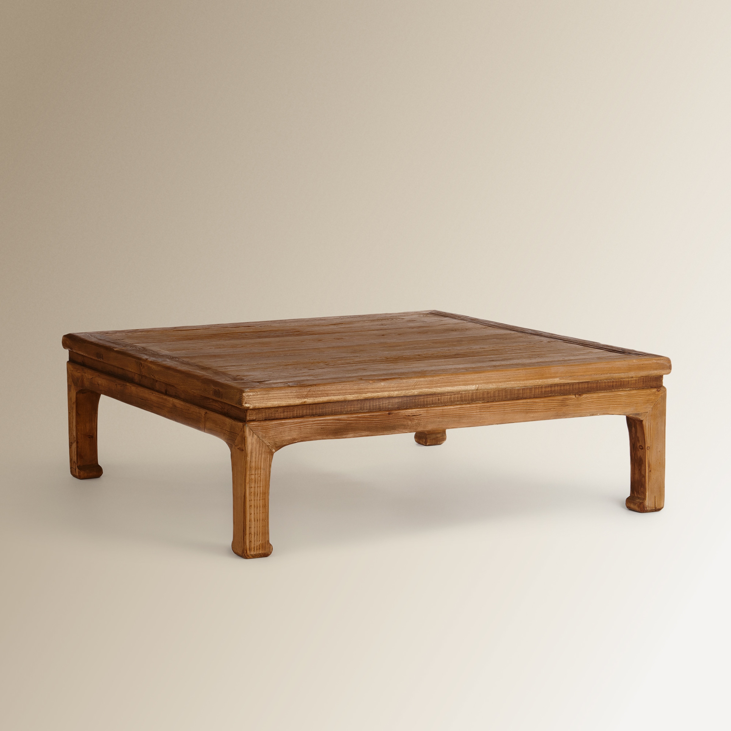 Mesa de Centro Quadrada de Olmo Reciclado Opium Olmo-1