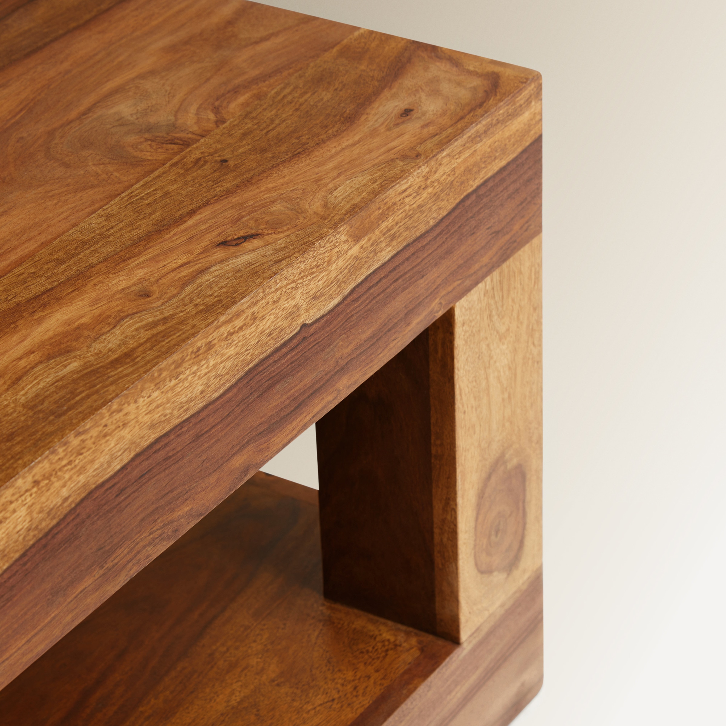 Mesa de centro de madera de palisandro Bombay El Corte Inglés Nogal-4