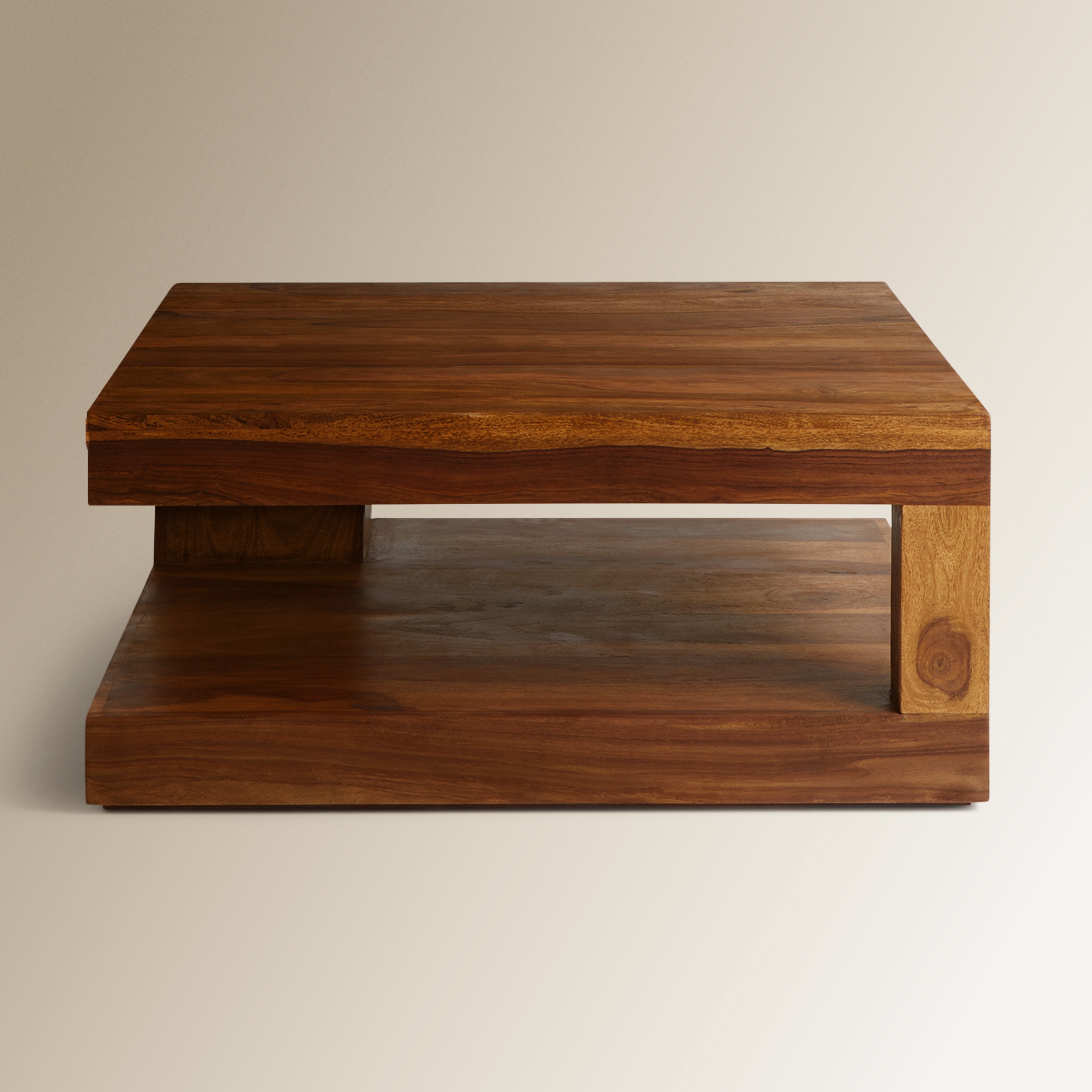 Mesa de centro de madera de palisandro Bombay El Corte Inglés Nogal-3