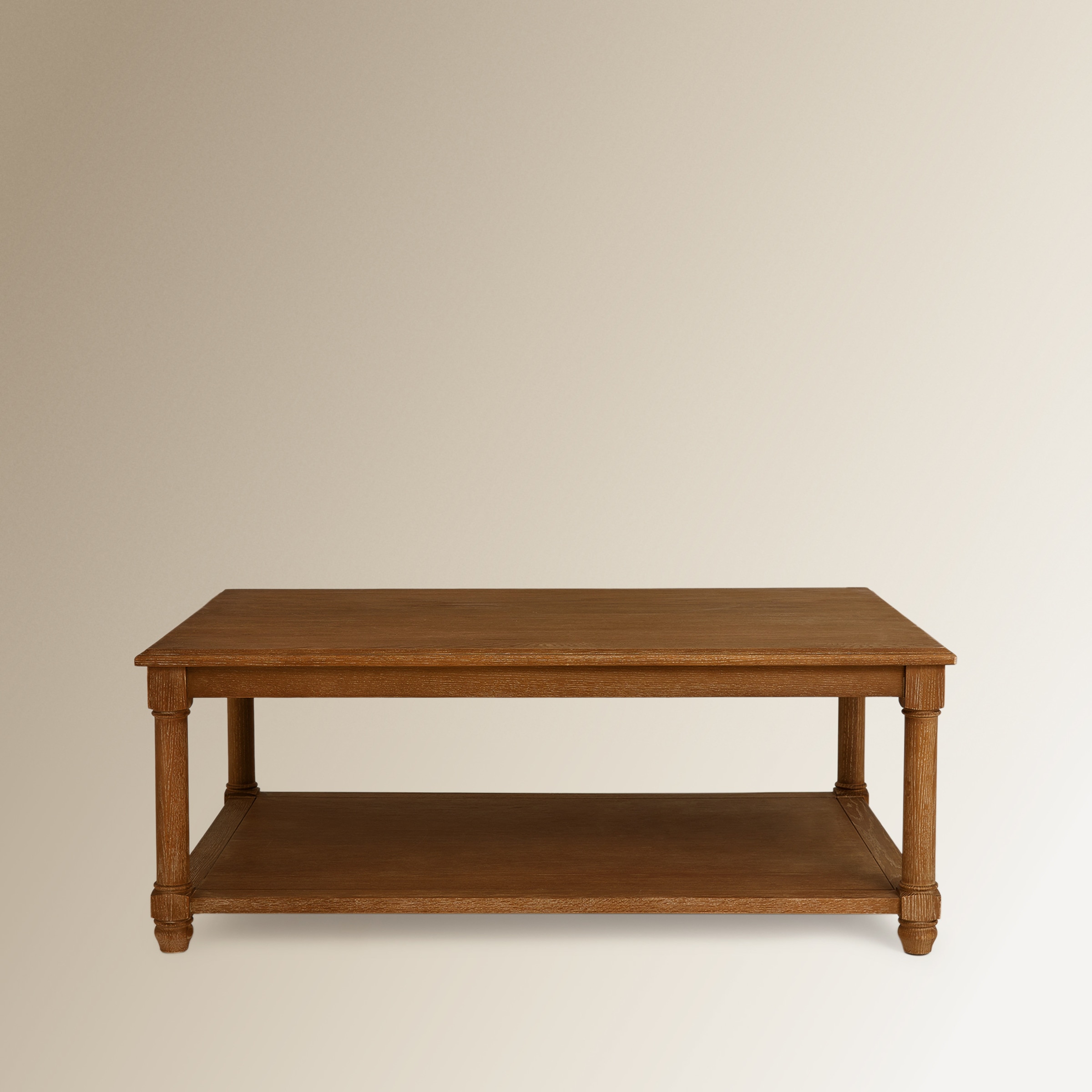 Mesa de Centro de Carvalho Vintage Natural-3
