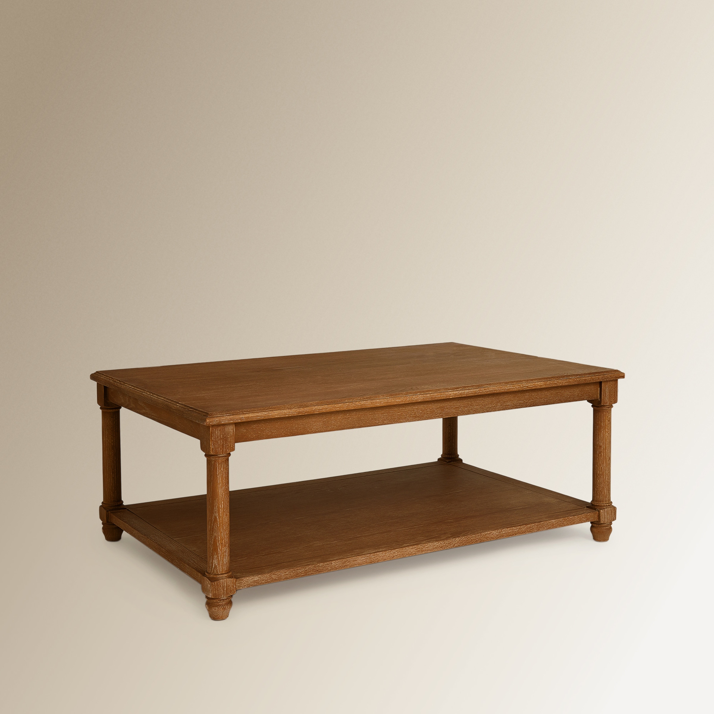 Mesa de Centro de Carvalho Vintage Natural-2