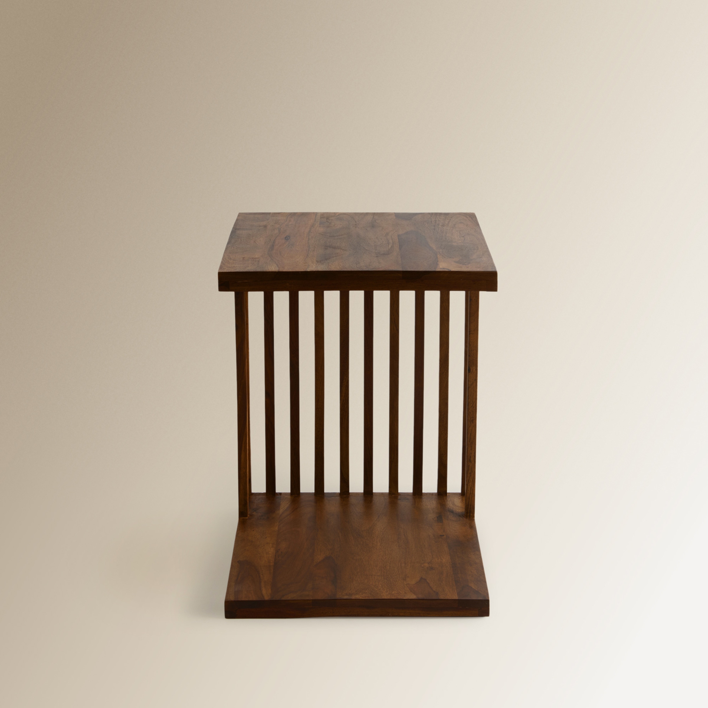 Mesa auxiliar de madera de palisandro Bruno C El Corte Inglés Natural-3