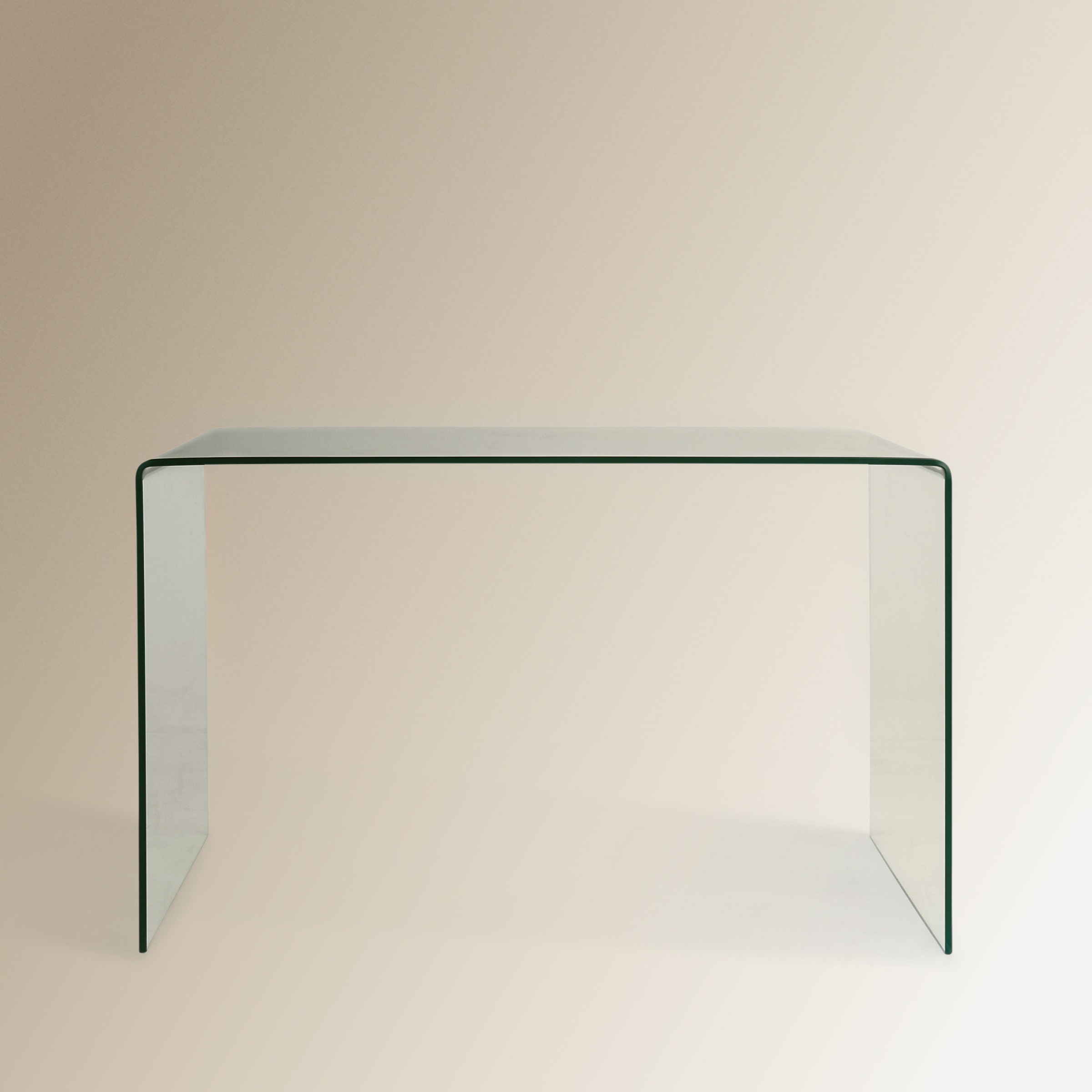 Mesa de Secretária de Vidro Shiny Transparente-3