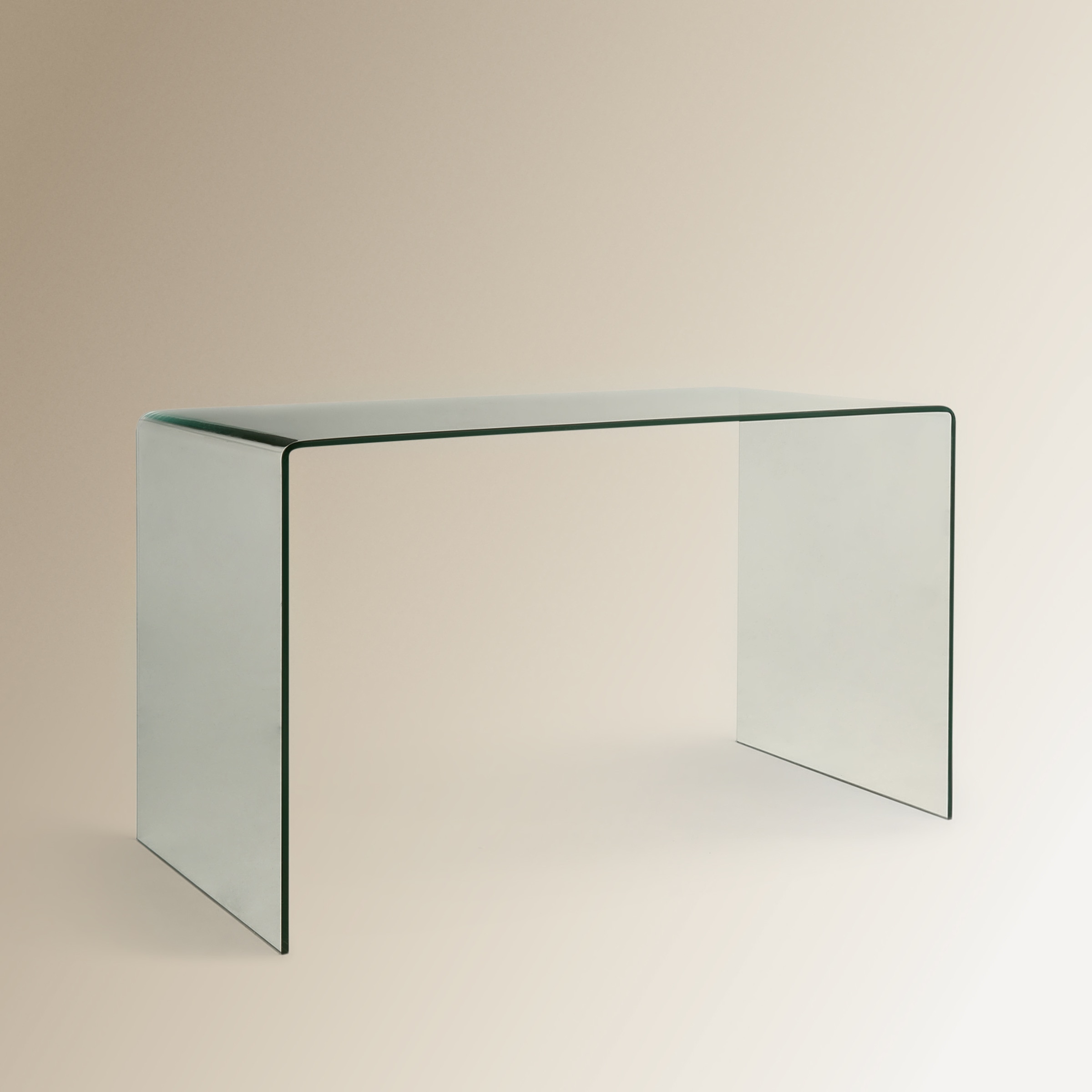 Mesa de Secretária de Vidro Shiny Transparente-2