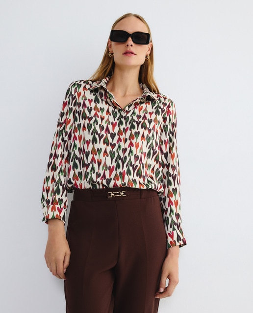 Imagen 0 de Blusa de mujer estampada