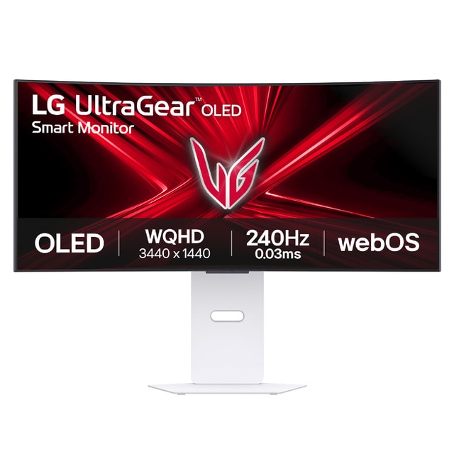 Imagen 0 de Monitor PC Gaming curvo 86cm (34") LG UltraGear OLED 34GX90SA, 240Hz, QHD con Smart TV LG webOS AI