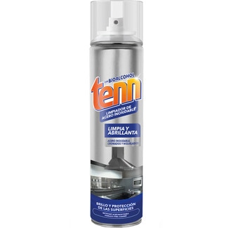 con bioalcohol limpiador de acero inoxidable spray 500 ml - Tenn