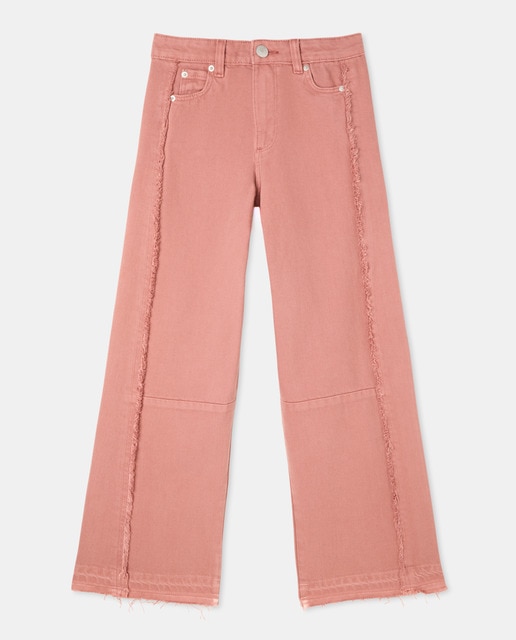 Imagem 0 de Jeans com Cortes e Costura à Frente