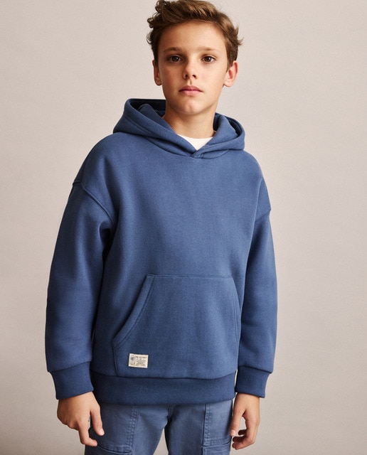 Imagem 0 de Sweatshirt com Capuz Oversize e Bolso Canguru