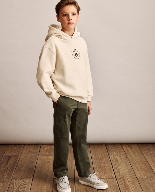 Imagem 0 de Sweatshirt com Capuz Oversize e Cortes