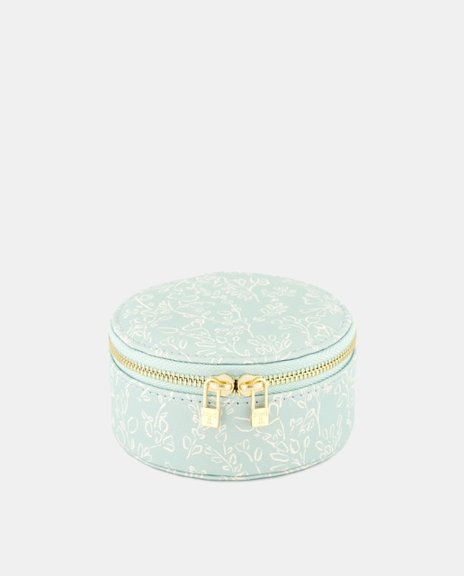Imagem 0 de Guarda-Joias com Estampado Floral Mini Redondo